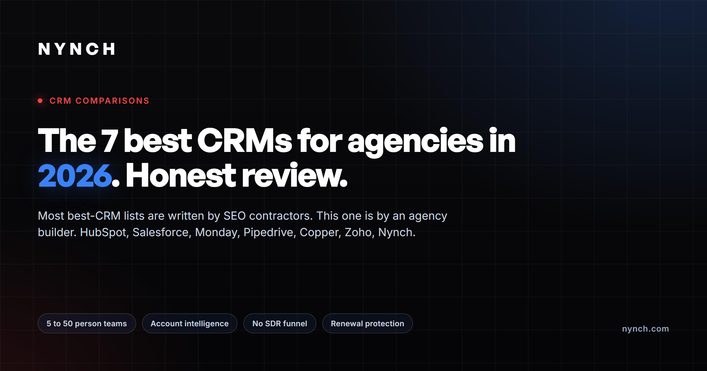 The 7 Best CRMs for Agencies in 2026 (Reviewed by an Agency Builder)